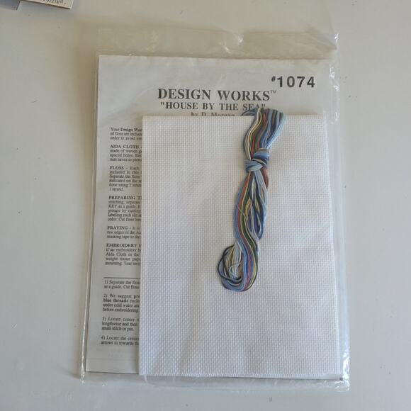 Vintage Cross Stitch Lot Of 4 Noahs Ark Angel Beach Mixed Brand - Picture 5 of 9